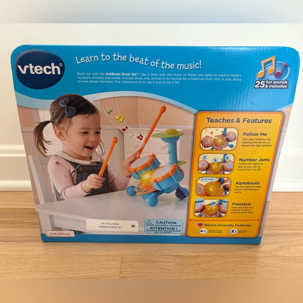 VTech KidiBeats Drum Set - Picture 3 of 7